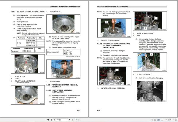 Mitsubishi Forklift FG18N Service Operation Manual 10.2023 (2)