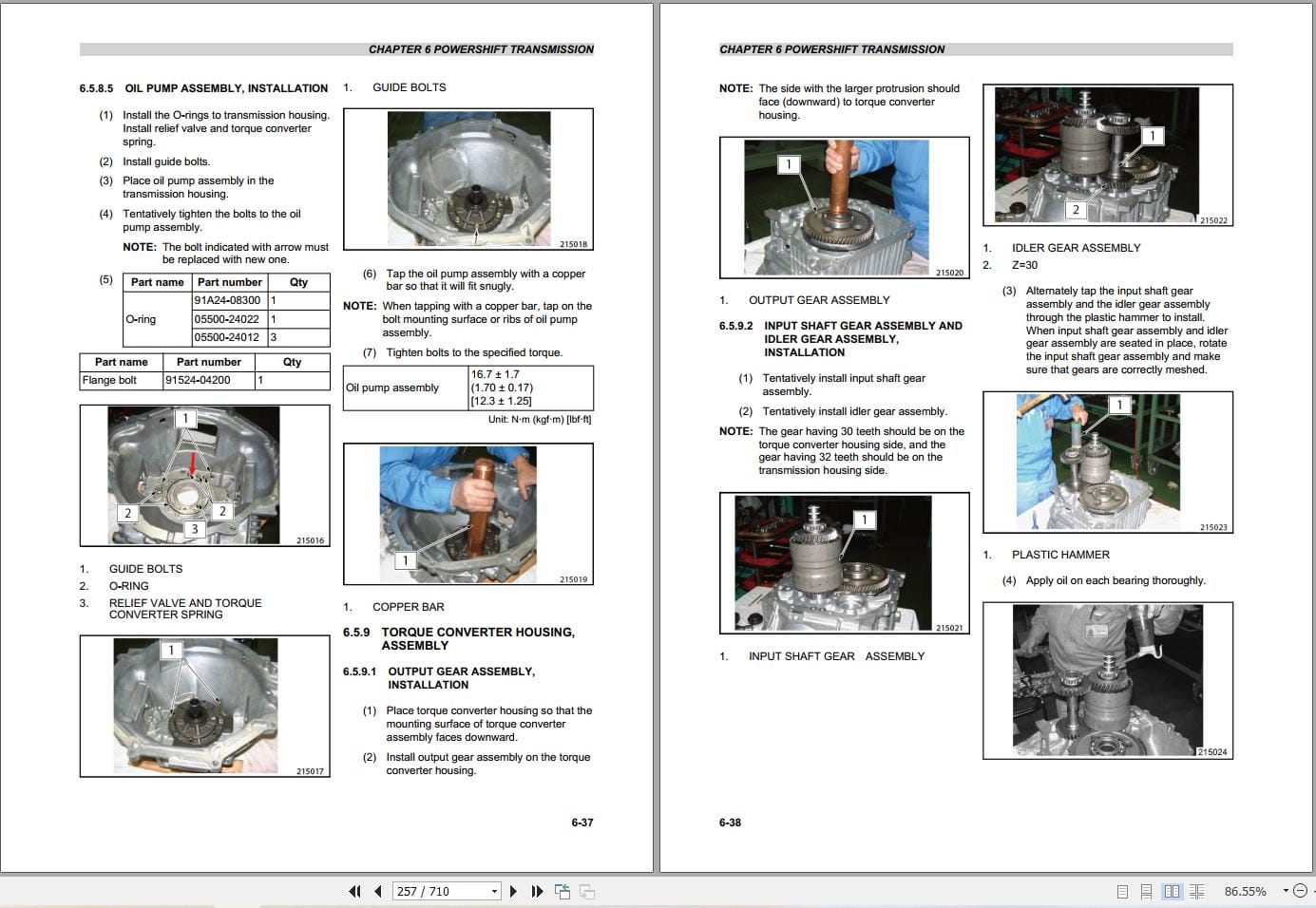 Mitsubishi Forklift FG18N Service Operation Manual 10.2023 (2)