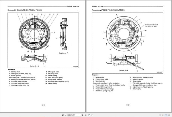 Mitsubishi Forklift FG40K FG40KL FG45K FG50K Service Operation Manual (3)