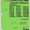 Mitsubishi Forklift FGC15 FGC30 Service Operation Manual 04.2024 (2)