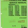 Mitsubishi Forklift FGC30 Service Operation Manual 04.2024 (1)