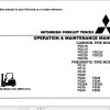 Mitsubishi Forklift FGC30 Service Operation Manual 04.2024 (3)