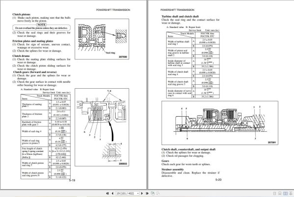 Mitsubishi Forklift FGC45K C Service Operation Manual 12.2022 (2)