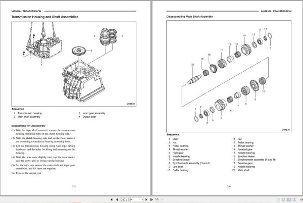 Mitsubishi Forklift FGE15N FGE18N FGE20CN Service Operation Manual (4)