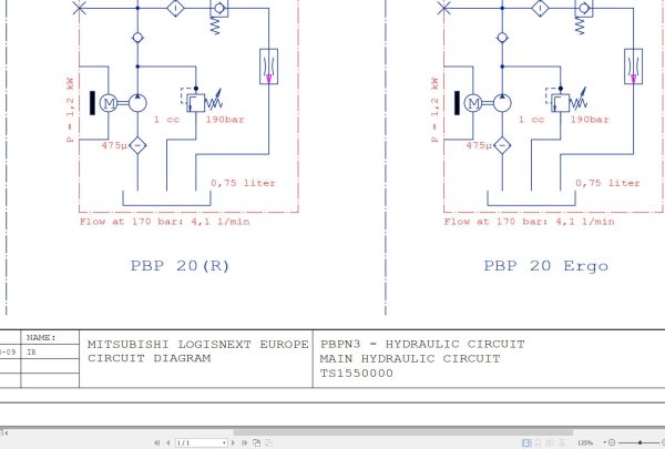 Mitsubishi Forklift PBP16N3 to PBP20N3R Service Operation Manual (4)