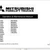 Mitsubishi Forklift PBR20N2 to PBS30N2 Service Operation Manual 02.2024 (2)