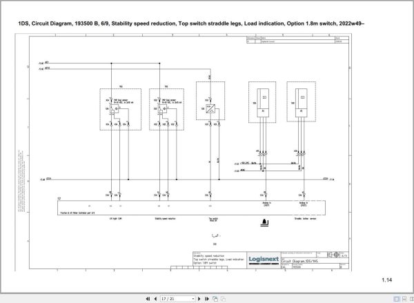 Mitsubishi Forklift PBV20N3D PBF20N3DS Wiring Diagram 06.2023 (2)