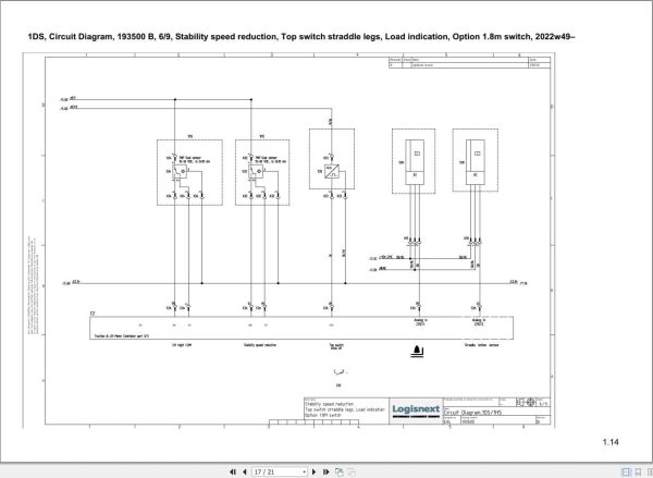 Mitsubishi Forklift PBV20N3D to SBF16N3SS Diagrams and Service Manual (3)