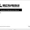 Mitsubishi Forklift PBV20PD Service Operation Maintenance Manual 12.2023 (2)