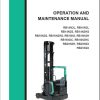 Mitsubishi Forklift RB14N2S RB25N2X Service Operation Manual 05.2023 (2)