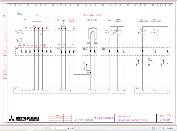Mitsubishi Forklift SBP10N2 SBP16NSR Service Operation Manual 03.2022 (4)