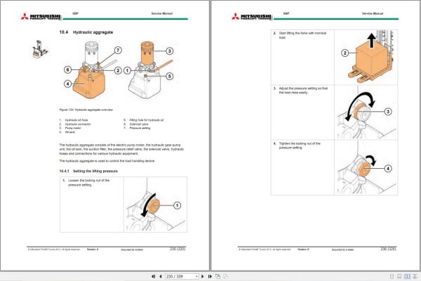 Mitsubishi Forklift SBP10N2 to RBS30CB Service Manual (2)
