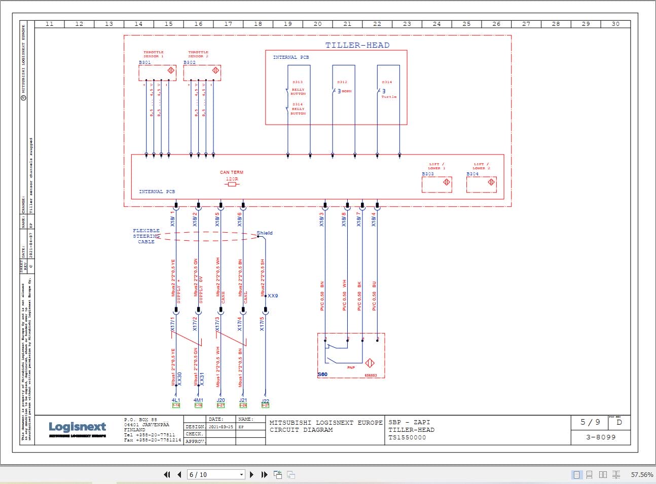 Mitsubishi Forklift SBP10N3(R) to SBP16N3(I)(S)(R) Diagrms and Service Manual (2)
