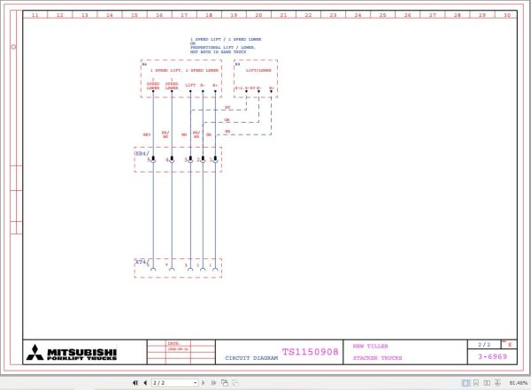 Mitsubishi Forklift SBR12N SBR20N Service Operation Manual 08.2023 (3)