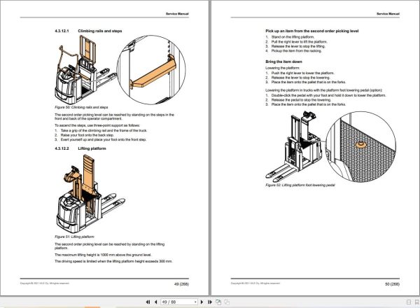 Mitsubishi Forklift TBR30N2 TBR50N2 Service Manual (2)