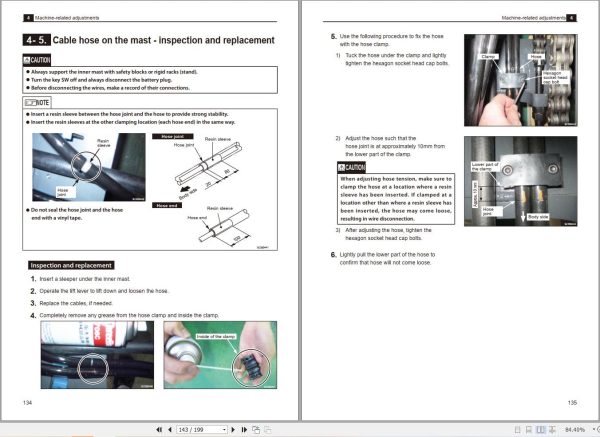 Mitsubishi Forklift THD10 CB Service Operation Manual (3)