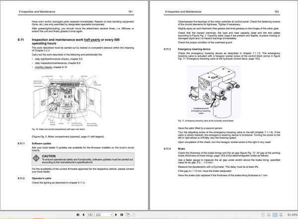 Mitsubishi Forklift VNT11 to VNT20(XL) Service Operation Manual (3)