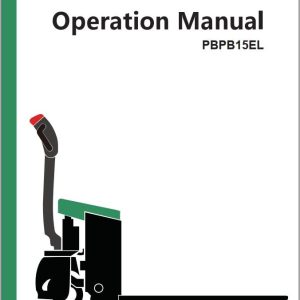 Mlift Forklift PBPB15EL Operation Manual (1)