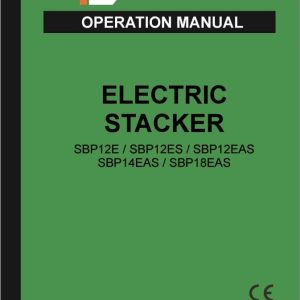 Mlift Forklift SBP12EAS Service Operation Manual (1)