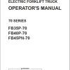 Nichiyu Forklift FB35P 70 FB40P 70 FB45PN 70 Operation Manual (1)