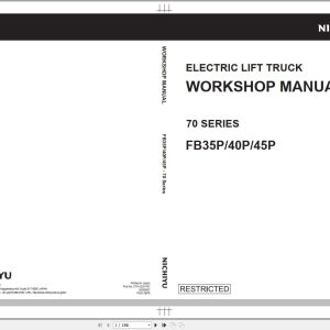Nichiyu Forklift FB35P 70 FB40P 70 FB45PN 70 Workshop Manual 07W 2201 R1 (1)
