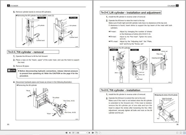 Nichiyu Forklift FB35P 70 FB40P 70 FB45PN 70 Workshop Manual 07W 2201 R1 (2)