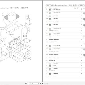 Nichiyu Forklift FB45P 70 FB45P 70SF Parts Catalog (1)