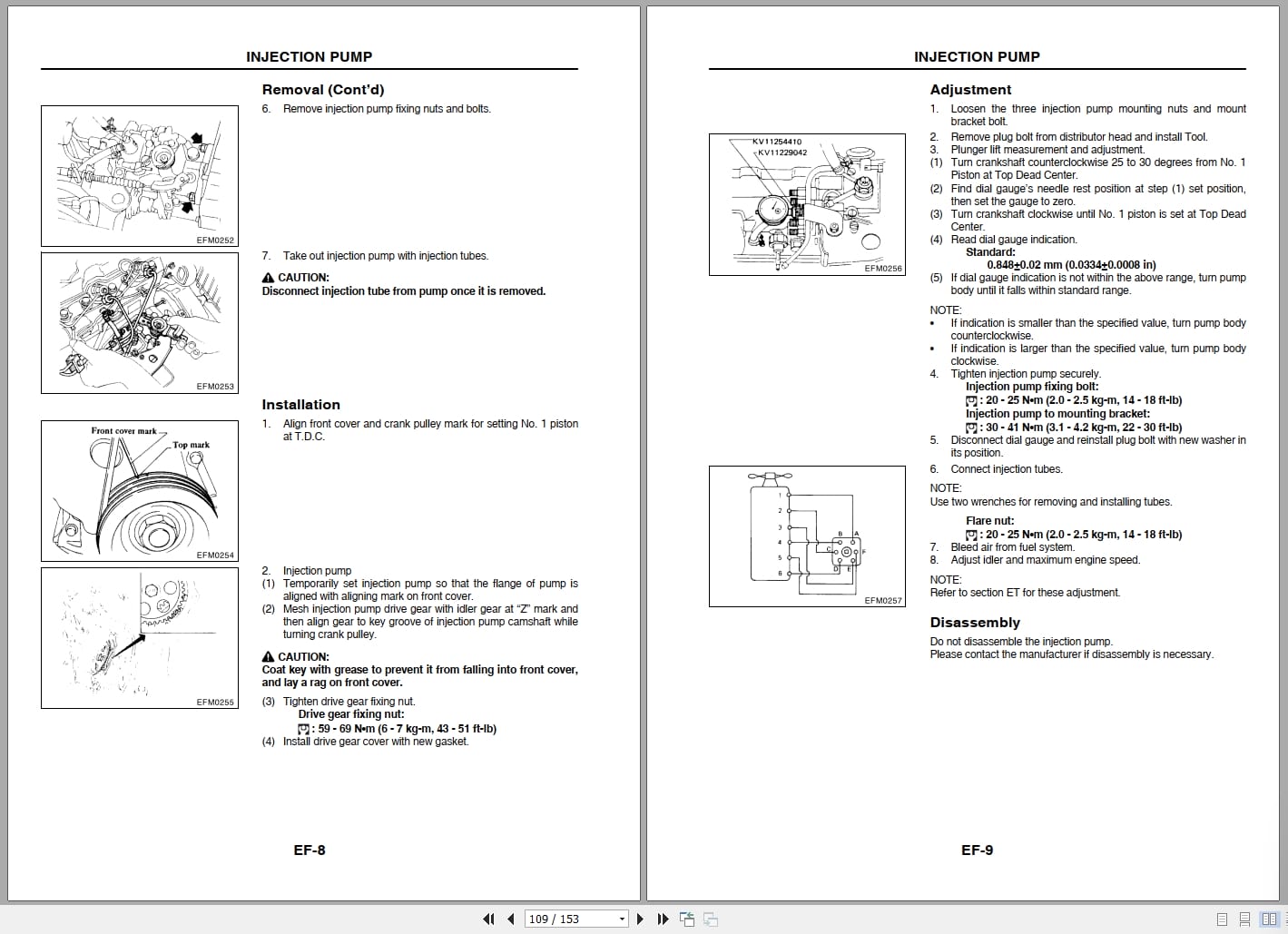 Nissan Diesel Engine TD42 For 1F4 Series Service Manual And Technical Bulletin (3)