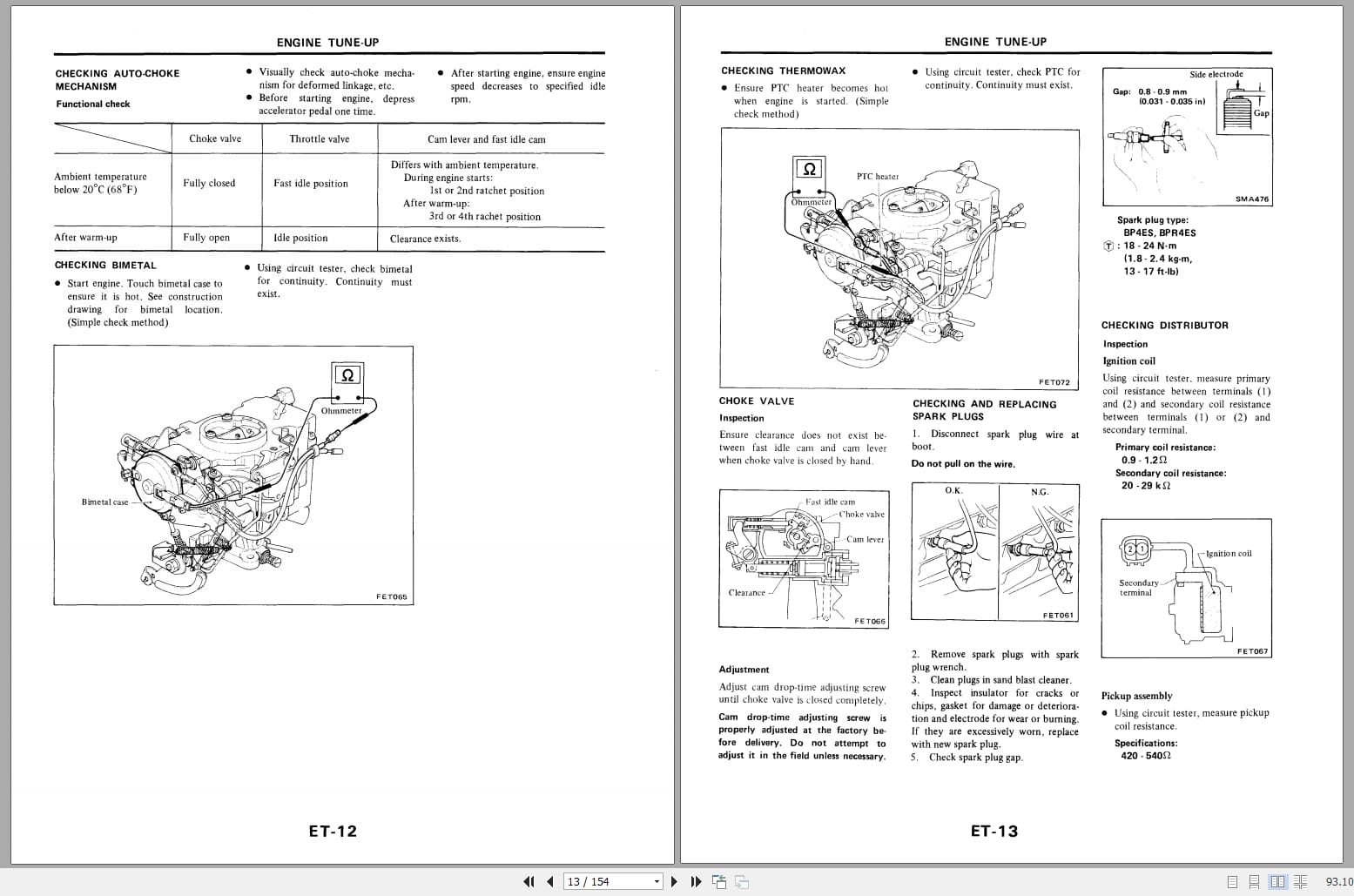 Nissan Engine H15 H20 II H25 For J01 J02 Service Manual SM3E J12EG0 (2)