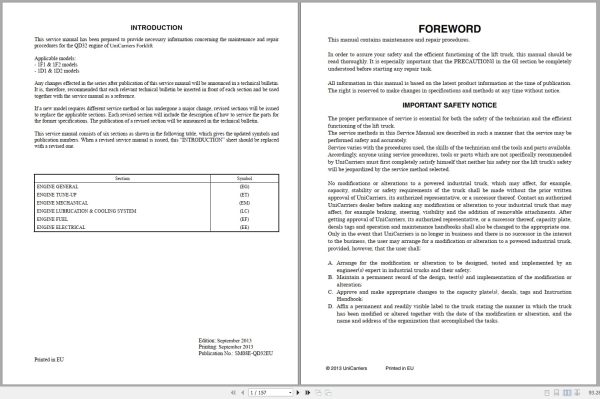 Nissan Engine Qd32 For 1F1 1F2 1D1 1D2 Series Service Manual Sm08E Qd32Eu (1)
