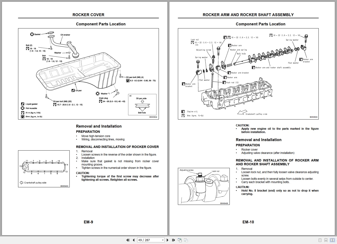 Nissan Engine TB45 For F04 F05 1F4 Series Service Manual (2)