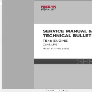 Nissan Engine TB45 For F04 F05 Series Service Manual DE (1)