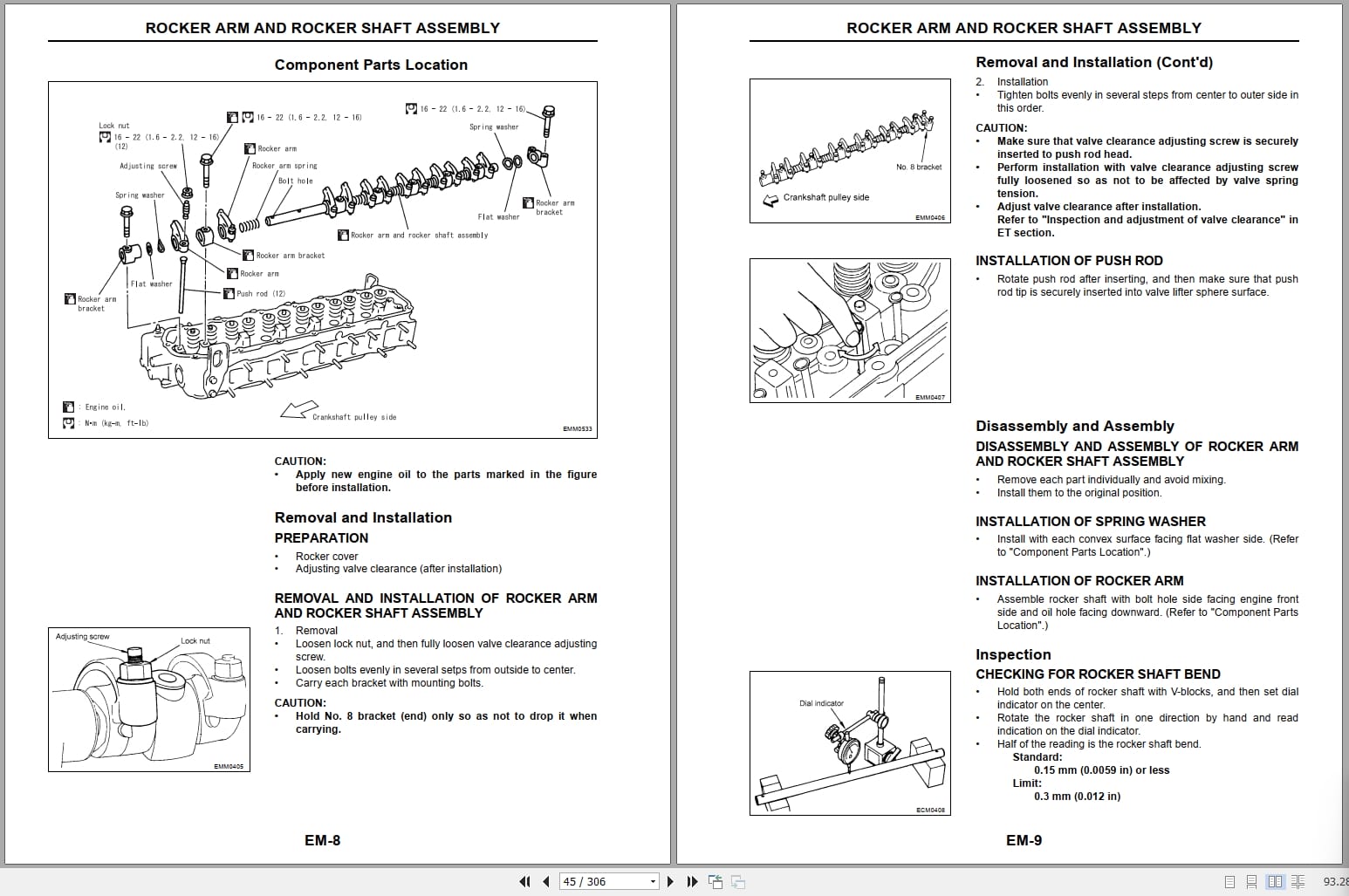 Nissan Engine TB45 For F04 F05 Series Service Manual DE (2)