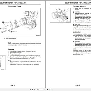 Nissan Engine Zd30 For 1F4 Series Service Manual Sm12E Zd30G1 (2)