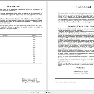 Nissan Forklift 1Q2 Series Service Manual SM10E 01Q2E0 ES (1)
