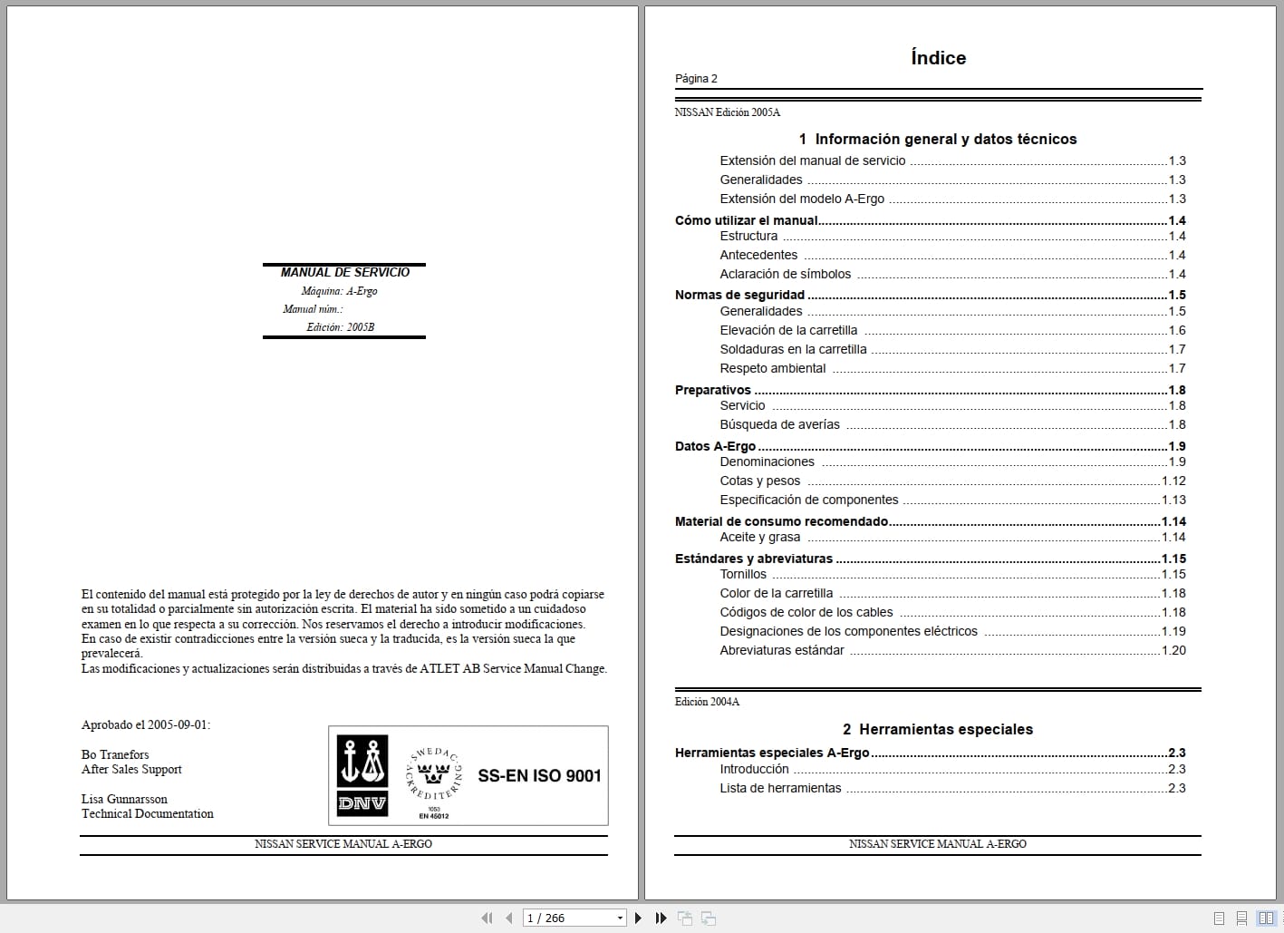 Nissan Forklift A Ergo Service Manual ES (1)
