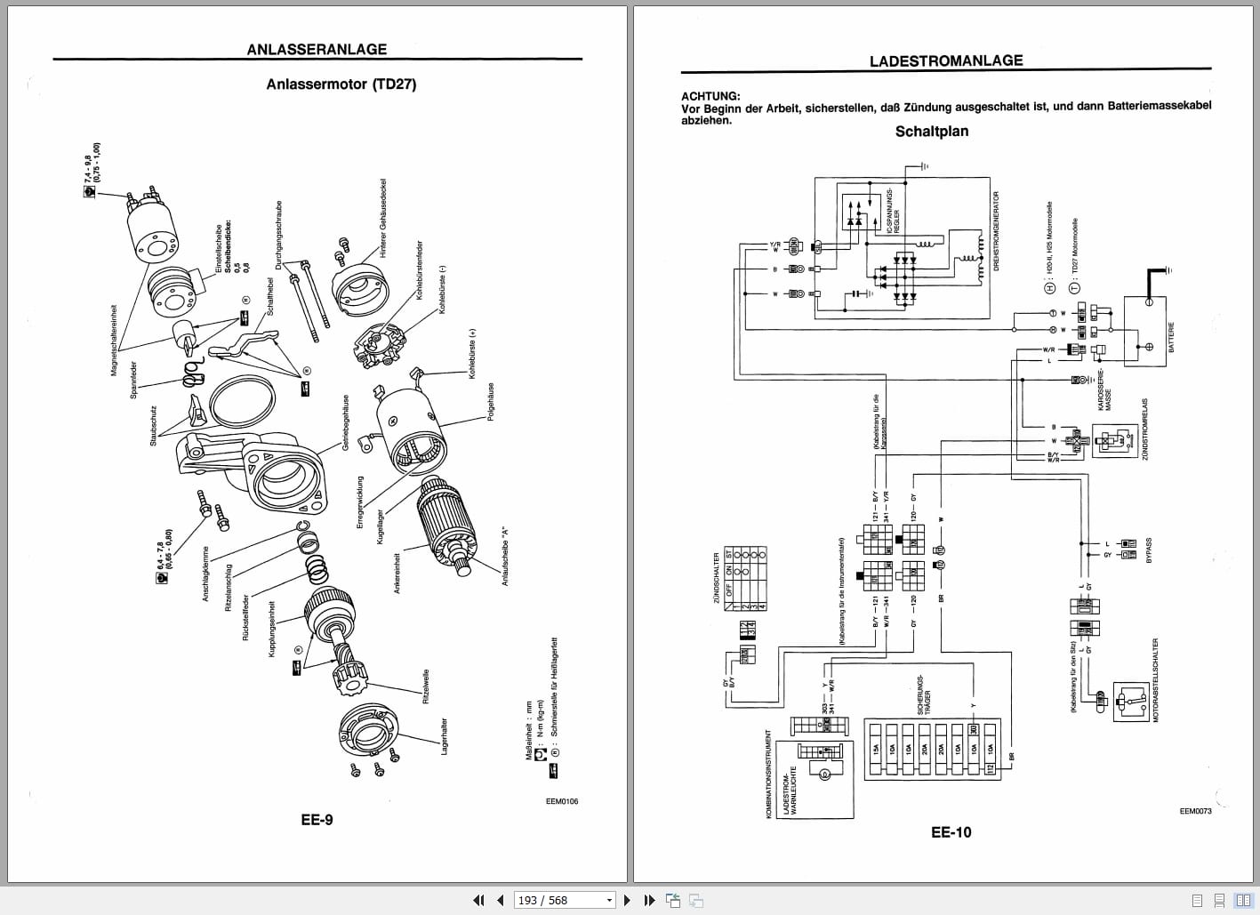 Nissan Forklift D01 D02 Series Service Manual SM99G D12SE0 DE (3)