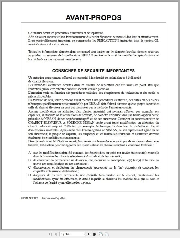 Nissan Forklift F04 Series Service Manual Fr (1)