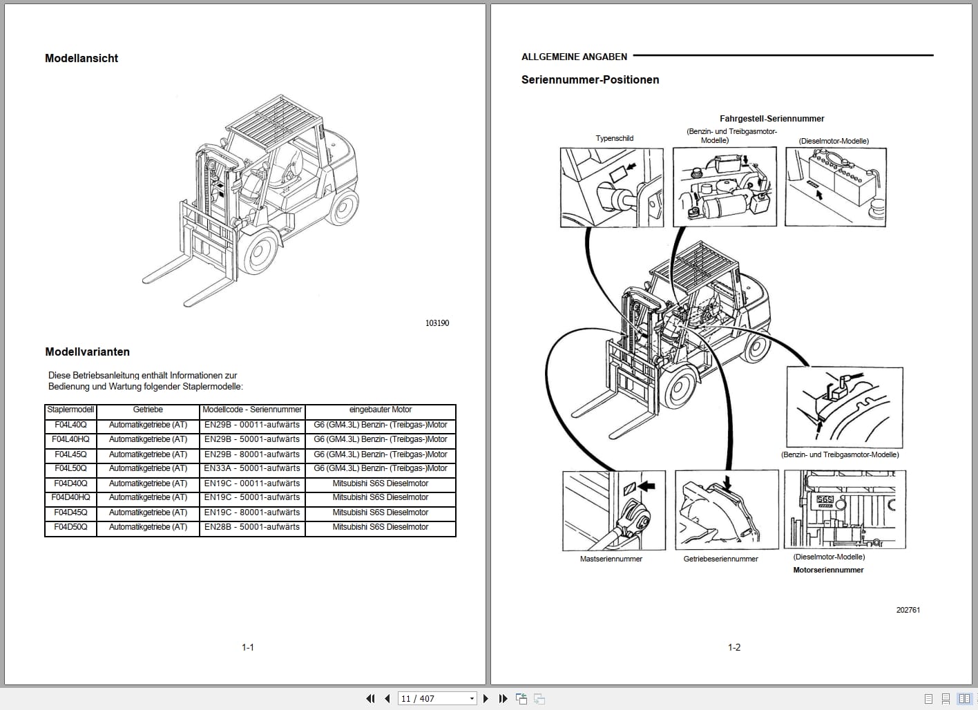 Nissan Forklift F04 Series Workshop Manual SM02E MF04E0 DE (2)