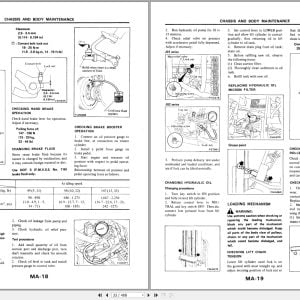 Nissan Forklift J01 J02 Series Service Manual And Technical Bulletin Sm3E J012G0 (2)