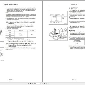 Nissan Forklift L01 L02 Series Service Manual And Technical Bulletin Sm03E L012G0 (2)