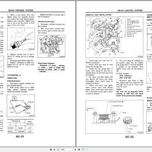 Nissan Forklift N01 Series Service Manual And Technical Bulletin (2)
