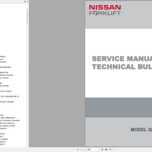 Nissan Forklift Q02 Series Service Manual And Technical Bulletin (1)