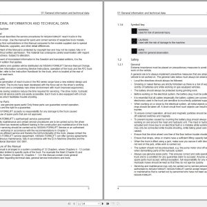 Nissan Forklift RG Series Service Manual (1)