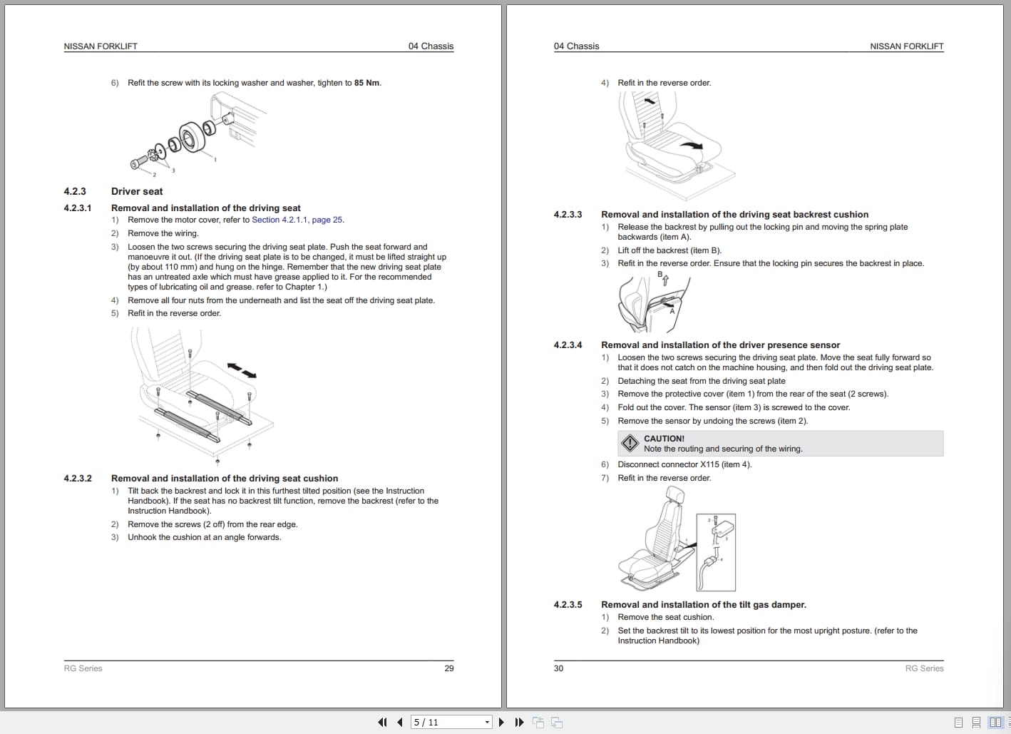Nissan Forklift RG Series Service Manual (2)