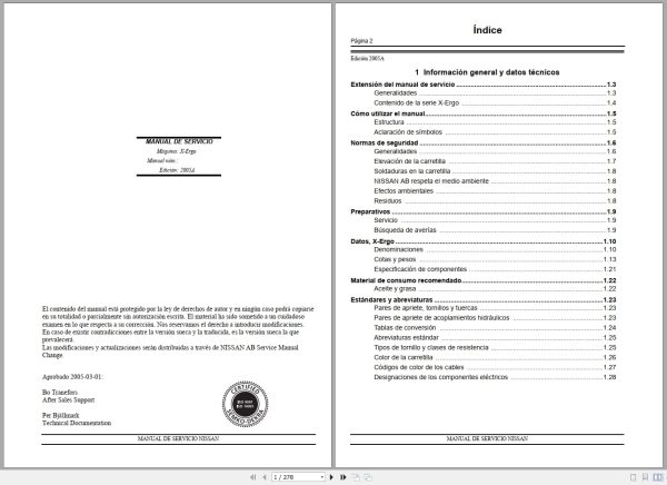 Nissan Forklift X Ergo Series Service Manual Es (1)