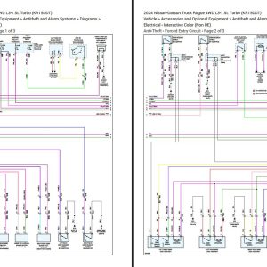 Nissan ROGUE X Trail T33 2021 2024 Electrical Wiring Diagram (1)
