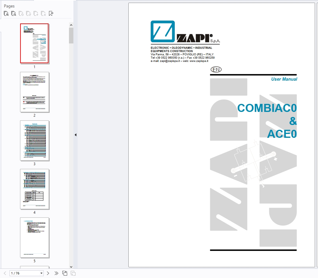 SINOBOOM Forklift Chargers And Batteries Fault Code Lists Manual (2)