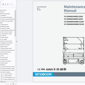 SINOBOOM Forklift Maintenance Manual Update 2025 (2)