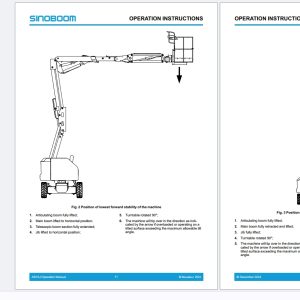 SINOBOOM Forklift Operation Manual Update 2025 (3)